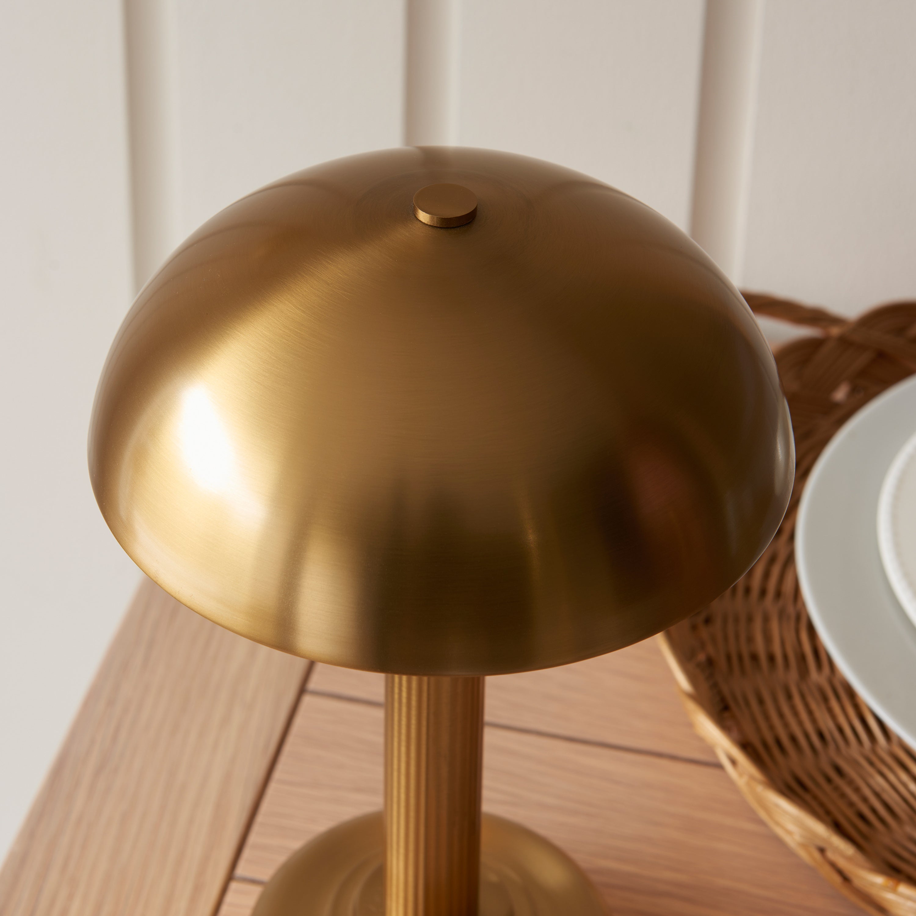 Issey Rechargeable Warm Brass Table Lamp